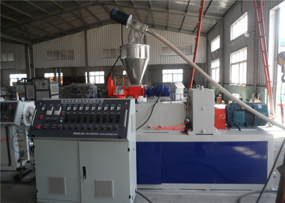 380V 50HZ Plastik Extrusion Line / PVC Pipe Extruder Machine Air Pertanian Produksi Pipa