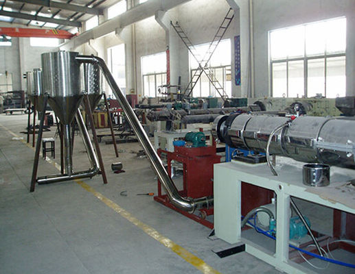 Mesin Granulasi Sekrup PVC Ganda, Garis Pemotongan Ekstrusi Pelet Panas