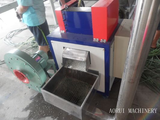 SS304 100kg / H Mesin Granulator Film Plastik Dengan Sekrup Tunggal