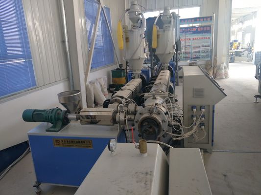 Mesin pembuatan pipa gas HDPE PE / pipa air, extruder sekrup tunggal dengan sertifikat CE