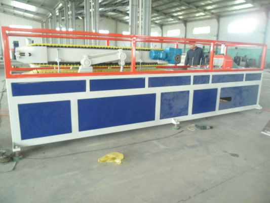 PP PE PVC WPC Lini Produksi Profil Dengan Extruder Sekrup Ganda