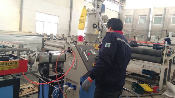 PE Single Wall Corrugated Pipe Production Line PVC PE Mesin Pembuatan Pipa Saluran Kawat Listrik