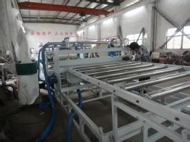 Conical Twin Screw Plastic Extruder, Lini Produksi Papan WPC