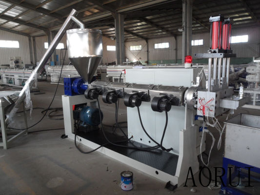Harga yang bagus PP / PE Single Screw Extruder, PP / PE Plastik Granule Mesin Granul Film Dicuci Daur Ulang on line