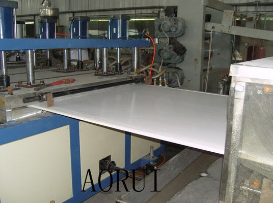 Harga yang bagus Pavilion Dekorasi Foam Lembar Extruder WPC Extrusion Machine Full Otomatis on line