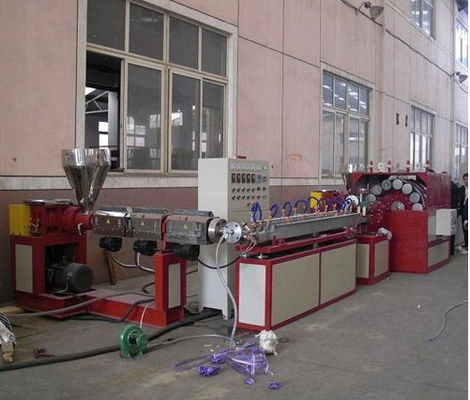 Harga yang bagus Fiber Reinforced Soft Plastic Pipe Extrusion Line, Mesin Pembuat Selang Pvc on line