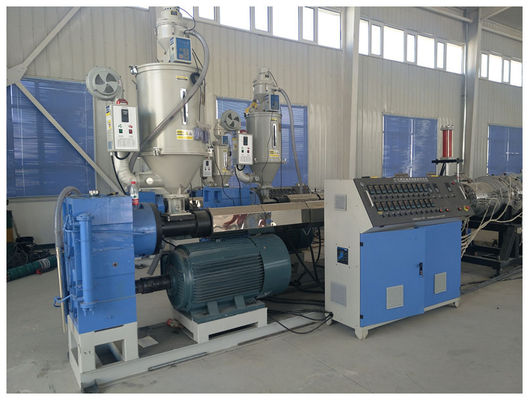 Harga yang bagus 7.5kw Sepenuhnya Otomatis Pipa Plastik Single Screw Extruder on line