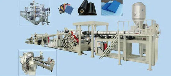Harga yang bagus Jalur Ekstrusi Papan Plastik PC / PMMA / PS, Extruder Plat Plastik on line