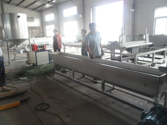 Harga yang bagus 1000kg / h Granul Plastik Daur Ulang Mesin Pemotong Pelletizer dari PP / PE on line