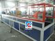 CE ISO9001 PVC Garis Ekstrusi Profil / Lini Produksi Kayu Plastik