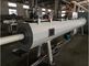 Dua Screw Plastic Extrusion Line PVC Pipe Extruder Machine Untuk Drainase
