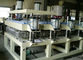 Dua Sekrup Plastik Dewan Line Produksi WPC PVC Konstruksi Shuttering Board