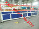 Panel Dinding WPC / Garis Ekstrusi Profil Plastik Pengepakan 160-280kg / h