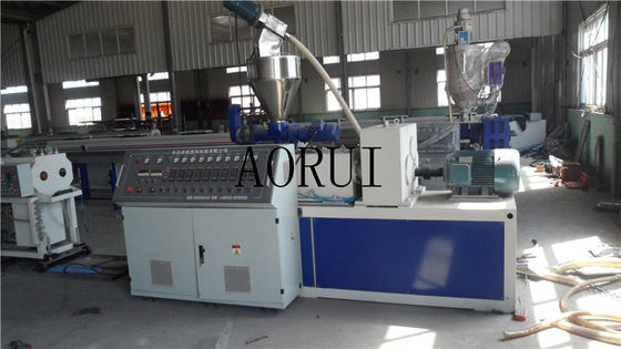 Harga yang bagus Mesin Plastik Extruder Double Pipe UPVC untuk Pasokan Air, Garis Ekstrusi Pipa CPVC on line