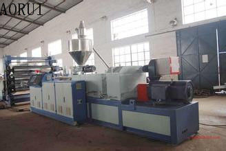 Harga yang bagus Lembar PVC Coperion Conical Twin Screw Extruders Co Rotating Untuk Giok Imitasi PVC on line