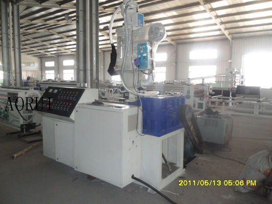 Harga yang bagus Jalur Ekstrusi Pipa Plastik Profesional Untuk Kabel Single Screw Atau Twin Screw Extruder on line