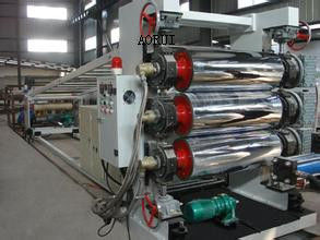 Harga yang bagus Multilayer Hollow Plastic Sheet Extrusion Line untuk Piala, PP / PE Box Sheet Extruder on line