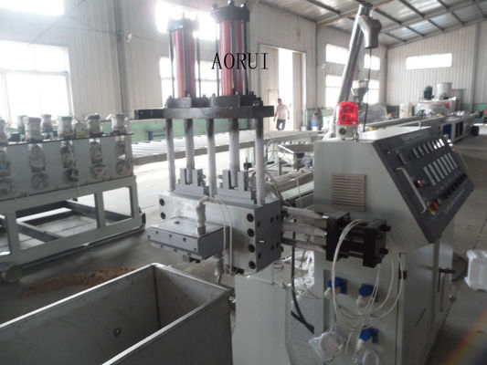 Harga yang bagus PP / PE Air Cincin Mesin Butiran Plastik, Serpihan Cuci Extruder Granule Daur Ulang on line