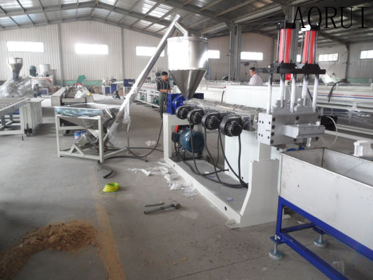 Harga yang bagus Cincin Air Daur Ulang Botol Serpih Granule Extruder Washing Film 20-100KW on line