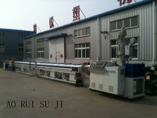 Harga yang bagus HDPE / LDPE Jalur Ekstrusi Pipa air Plastik, Jalur Produksi Pipa Plastik PE on line