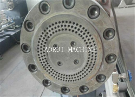 Harga yang bagus PVC Double Screw Plastik Granules Line Produksi, PVC Hot Cutting Granules Machine on line