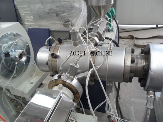 Harga yang bagus Mesin Pembuat Pipa Conduit Listrik Mesin Single Screw Extruder on line