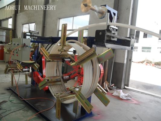 Harga yang bagus Mesin Produksi Pipa Drainase Plastik PP / PE, Extruder Sekrup Tunggal PP / PE on line