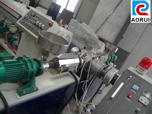 Harga yang bagus Peralatan Ekstrusi Plastik Pipa Sprial PP / PE Untuk Pengolahan Limbah on line