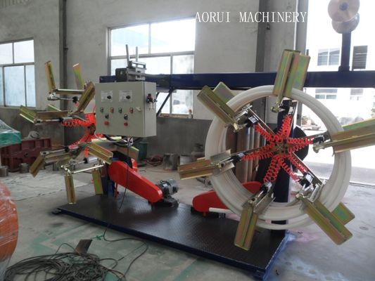 Harga yang bagus Jalur Ekstrusi Pipa Plastik Berkecepatan Tinggi, Carbon Spiral Reinforcing HDPE Pipe Extrusion Line on line