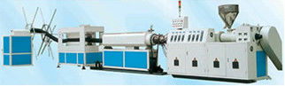 Harga yang bagus Single Screw Extrusion PE Carbon Sprial Memperkuat Garis Ekstrusi Pipa PE on line