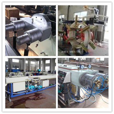 Harga yang bagus Mesin Extruder Sekrup Kembar Kecepatan Tinggi, Jalur Ekstrusi Pipa Kembar Plastik PE on line
