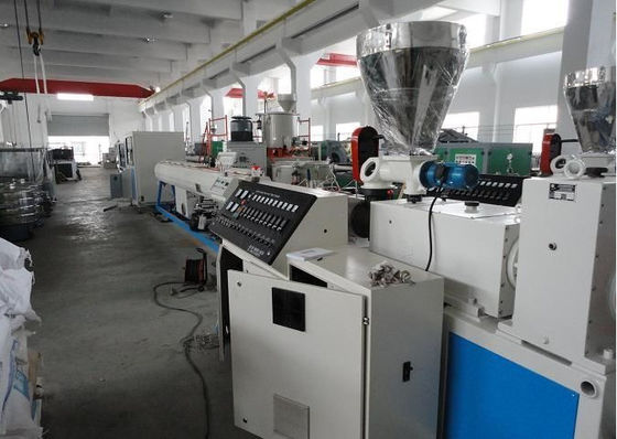 Harga yang bagus PVC Twin Screw Pipe Extruder, Mesin Pembuat Pipa PVC Untuk Irigasi on line