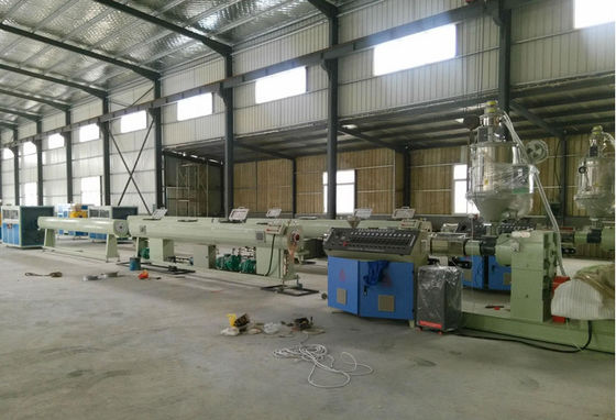 Harga yang bagus Jalur ekstrusi pipa plastik PE, jalur produksi pipa air dingin dan panas on line