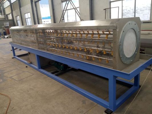 Harga yang bagus Plastik HDPE PE pipa pasokan air Extrusion Line dengan single screw extruder on line