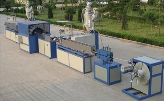 Harga yang bagus PVC Reinforced Garden Plastic Pipe Extrusion Line, Selang Membuat Mesin on line