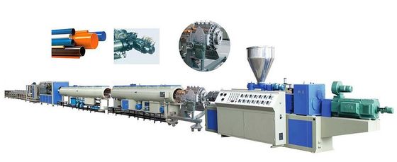 Harga yang bagus Sepenuhnya Otomatis Pipa Plastik Garis Ekstrusi pvc air Pipa Mesin Screw Extruder Ganda on line