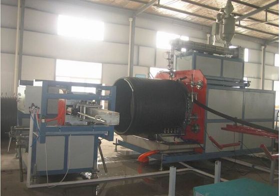 Harga yang bagus Mesin HDPE Pipe Extrusion Line Ekstrusi Plastik, HDPE Sprial Winding Pipe Production Line on line