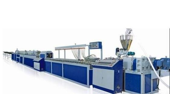 Harga yang bagus Automatic Twin Screw Plastic Profile Extrusion Line, Mesin Pvc Extrusion on line