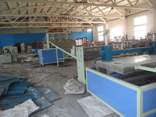 Harga yang bagus Dekorasi WPC Foam Board Mesin, Double sekrup Wpc Profil Lini produksi on line