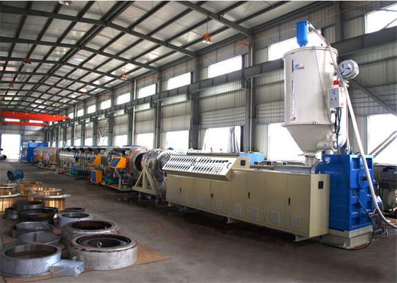 Harga yang bagus PE Single Screw Extruder Mesin Pembuat Pipa Air, PE Pipe Extruder on line