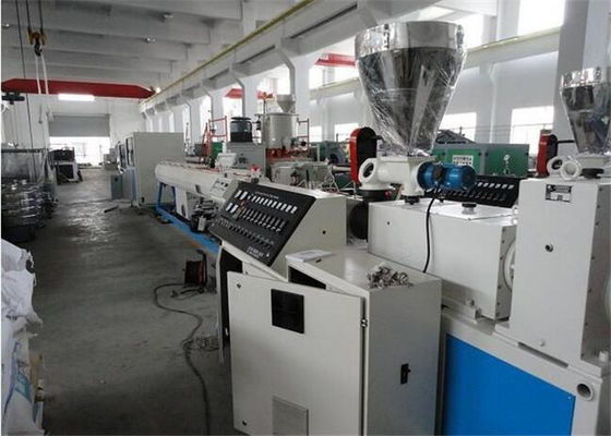 Harga yang bagus Pipa PVC Plastik Membuat Twin Screw Extruder / Garis Ekstrusi Pipa Plastik on line