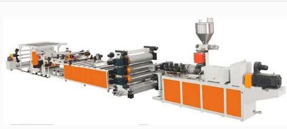 Harga yang bagus Mesin pembuat lembaran plastik PP dekoratif, Extruder lembaran plastik sekrup tunggal, Mesin PP PE Sheet on line