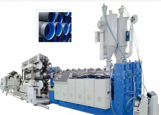 PVC PE Single Wall Corrugated Pipe Production Line, Mesin Membuat Pipa Limbah