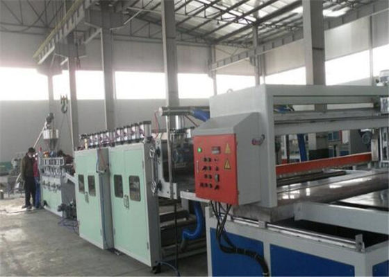 Harga yang bagus PVC WPC Board Production Line, Mesin Pembuat Papan Foam Semi - kurus PVC on line