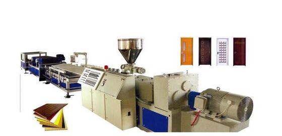 Harga yang bagus Multilayers WPC, Plastic Extrusion Line, Sepenuhnya Otomatis 350 - 400 Kg / H on line