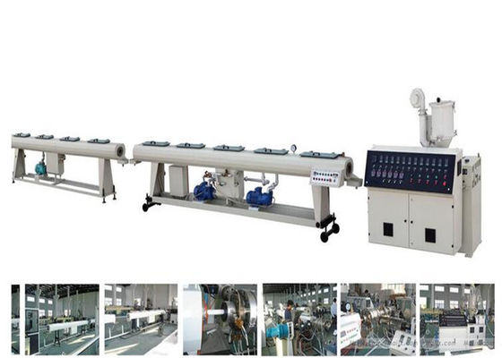 Harga yang bagus PE Corrugated Pipe Single Screw Membuat Mesin, PE Corrugated Eletric Conduit Line produksi Pipa on line