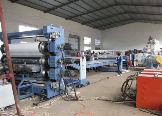 Harga yang bagus Lembar Busa Plastik PVC Plastik Garis Ekstrusi Lembar, PVC Plastik Membuat Lembar Mesin / Extruder Lembar on line