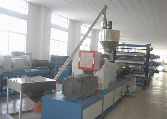 Harga yang bagus PVC Imitasi Marmer Plastik Garis Ekstrusi Lini / Lini produksi Sekrup Ganda on line
