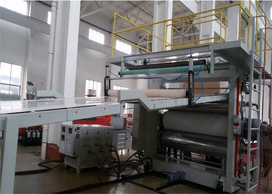 Harga yang bagus PVC Limination Marmer Berbusa Lini Ekstrusi Lembar Plastik, Lini Produksi Lembar PVC Marmer on line