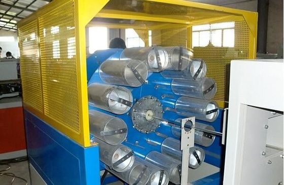 Harga yang bagus Mesin Ekstrusi Pipa Sekrup Pvc Kembar Untuk Pipa Reinforced Soft Pipe / Gridding Pipe on line